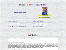 Tablet Screenshot of chrisanddavid.com